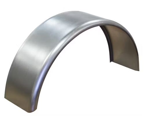 Single Fender, Aluminum, Round Smooth