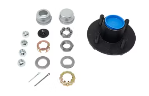 Hub Assembly 4 On 4, 1" Spindle