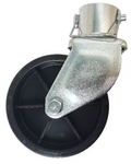 2" X 6" Poly Caster 1-1/4" Tube