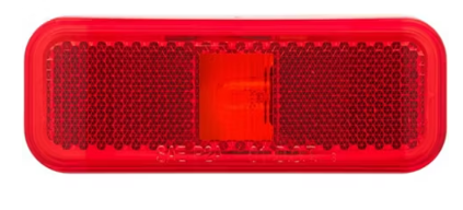Marker Light, Red, Rectangle