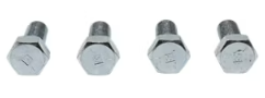Wheel Bolt 9/16" 7/8" 1-1/8", Qty 4